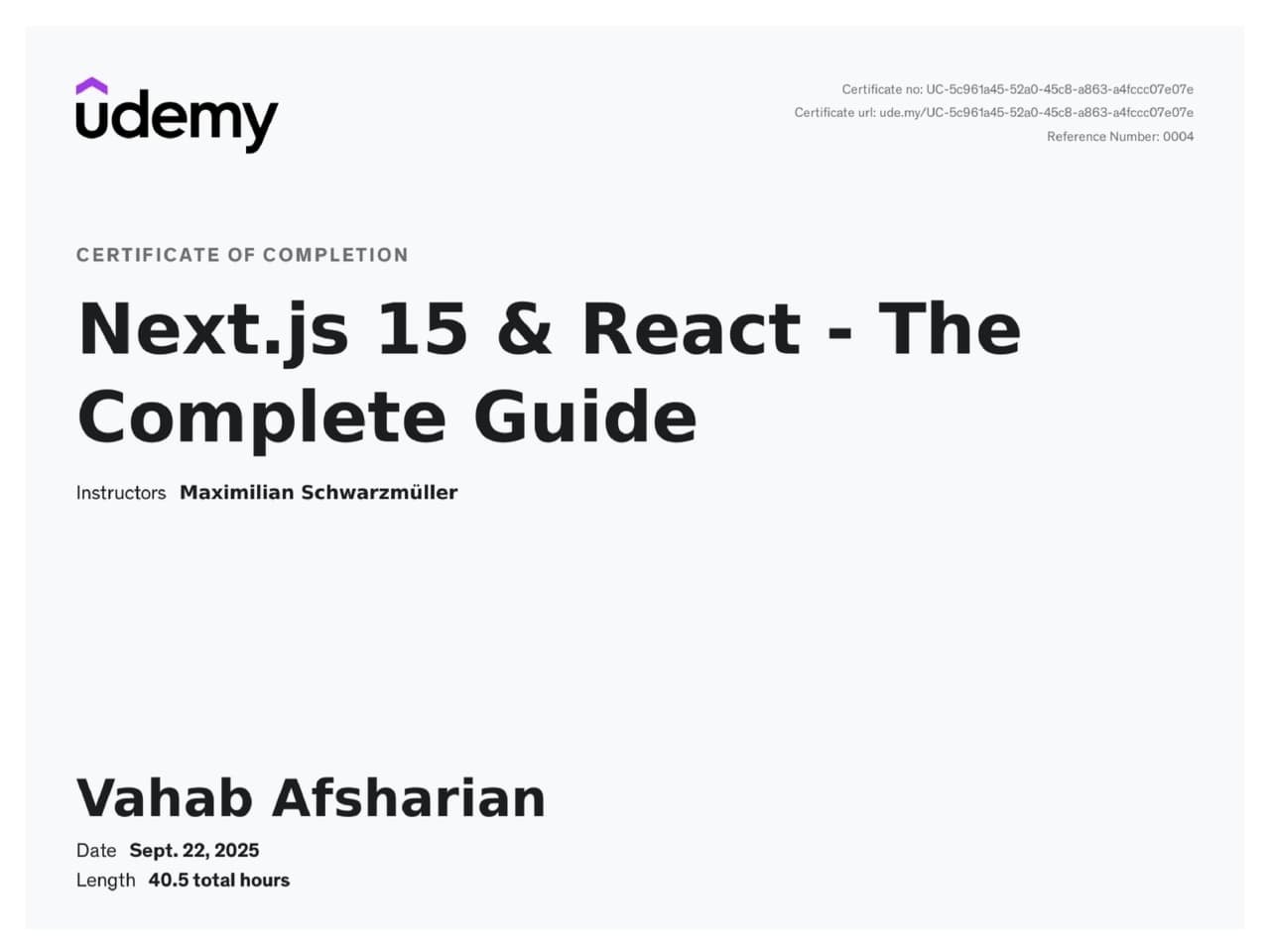 Next.js 15 - The Complete Guide